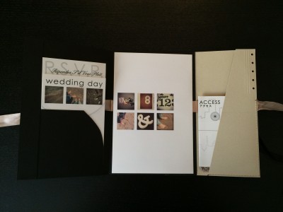 [WEDDING] BLACK AND WHITE INVITATIONS CONTENTS