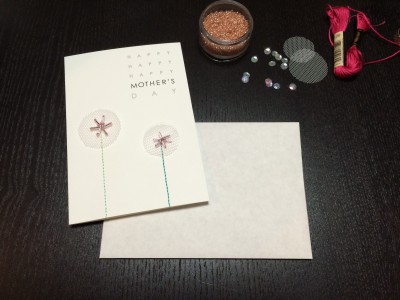 [CREEMA] EMBROIDERED MOTHER'S DAY CARDS