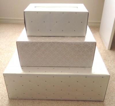 [WEDDING] TIERED GIFT CARD BOX