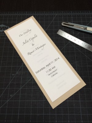 [WEDDINGS] TOOLS OF THE CRAFT (RULER & CUTTER)